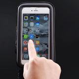 Maxbell Motorcycle Waterproof Phone Case Bag With Handlebar Mount Holder Black M Bag