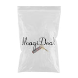 Maxbell 3.5mm Right Angle Male Plug Gold Plated Solder Connector for Phone Red