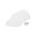 Maxbell 9.5" Wave Windshield Windscreen for Harley Touring Street Glide Clear