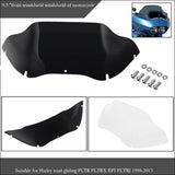 Maxbell 9.5" Wave Windshield Windscreen for Harley Touring Street Glide Clear