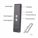 Maxbell Smart Language Translator Device Electronic Pocket Voice 33 Languages Brown