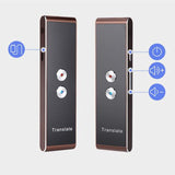 Maxbell Smart Language Translator Device Electronic Pocket Voice 33 Languages Brown