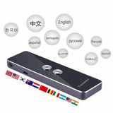 Maxbell Smart Language Translator Device Electronic Pocket Voice 33 Languages Brown