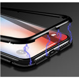 Maxbell Ultra Slim Protective Case with Metal Frame for iPhone 7 Black