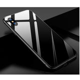 Maxbell Ultra Slim Protective Case with Metal Frame for iPhone 7 Black