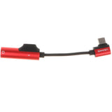 Max Type-c Elbow Adapter Charging Connector for Millet 6 Headset Note 3 Red