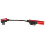 Max Type-c Elbow Adapter Charging Connector for Millet 6 Headset Note 3 Red