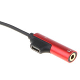 Max Type-c Elbow Adapter Charging Connector for Millet 6 Headset Note 3 Red