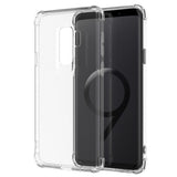 Max Silicone Case Shockproof Protective Cover for Samsung S9 Plus clear
