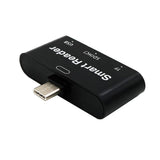Maxbell Type C USB3.0 high speed 3 in 1 SD TF Card reader for Samsung /Android Black