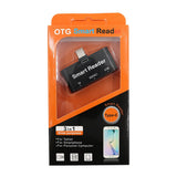 Maxbell Type C USB3.0 high speed 3 in 1 SD TF Card reader for Samsung /Android Black