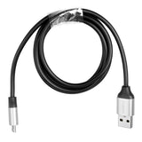 Max Maxb Micro USB Data Sync Fast Charging Cable for Android silver