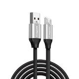Max Maxb Micro USB Data Sync Fast Charging Cable for Android silver