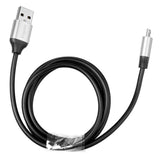 Max Maxb Micro USB Data Sync Fast Charging Cable for Android silver