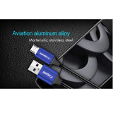 Max Maxb Micro USB Data Sync Fast Charging Cable for Android silver