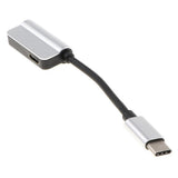 Max Type C to 3.5mm Headphone Audio Adapter and USB-C Charging Cable Silver