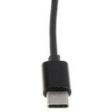 Max Type c To 3.5mm Audio Cable Adapter Aux Headphone Jack For Samsung Black