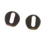 Maxbell 1 Pair Silicone Ear Tips Headphone Cover for Apple AirPods black