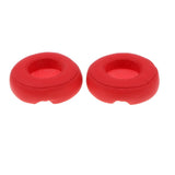 Maxbell Leather Replacement Ear Pad Cushion Cover For Beats Pro red