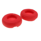 Maxbell Leather Replacement Ear Pad Cushion Cover For Beats Pro red