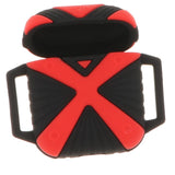 Maxbell Silicone Case Shockproof Cover for Apple Airpods Black and Red