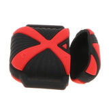 Maxbell Silicone Case Shockproof Cover for Apple Airpods Black and Red