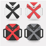 Maxbell Silicone Case Shockproof Cover for Apple Airpods Black and Red
