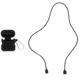 Maxbell Silicone Protective Cover Case with Metal Keychain for Apple AirPods Black