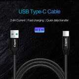 Maxbell USB Type C Data Sync Fast Charging Cable for Android black