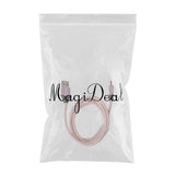 Maxbell USB Type C Data Sync Fast Charging Cable for Android pink