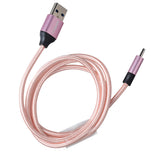 Maxbell USB Type C Data Sync Fast Charging Cable for Android pink