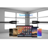 Maxbell USB Type C Data Sync Fast Charging Cable for Android pink