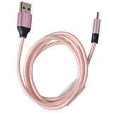 Maxbell USB Type C Data Sync Fast Charging Cable for Android pink
