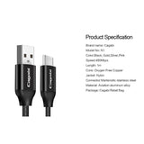 Maxbell Micro USB Data Sync Fast Charging Cable for Android gold