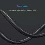 Maxbell Micro USB Data Sync Fast Charging Cable for Android gold