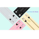 Maxbell Micro USB Data Sync Fast Charging Cable for Android gold