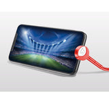 Maxbell Mobile Phone USB Cable Holder Elbow Charging Cable for Android Phones white