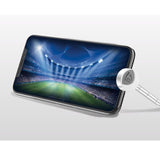 Maxbell Mobile Phone USB Cable Holder Elbow Charging Cable for Android Phones white