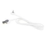Maxbell Mobile Phone USB Cable Holder Elbow Charging Cable for Android Phones white