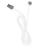 Maxbell Mobile Phone USB Cable Holder Elbow Charging Cable for Android Phones white