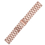 Maxbell 20mm Stainless Steel Alternate Watch Band Strap for Smart Watch Rose gold