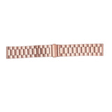 Maxbell 20mm Stainless Steel Alternate Watch Band Strap for Smart Watch Rose gold