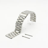 Max 20mm Stainless Steel Alternate Watch Band Strap for Smart Watch silver