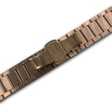 Max 16mm Stainless Steel Alternate Watch Band Strap for Huawei B3 Rose gold