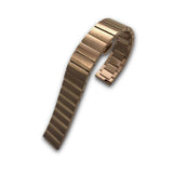 Max 16mm Stainless Steel Alternate Watch Band Strap for Huawei B3 Rose gold