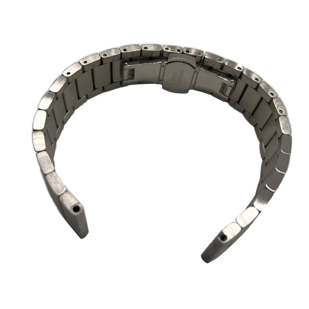 Max 16mm Stainless Steel Alternate Watch Band Strap for Huawei B3 silver