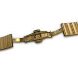 Max 16mm Stainless Steel Alternate Watch Band Strap for Huawei B3 gold