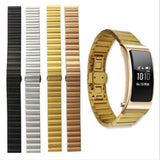Max 16mm Stainless Steel Alternate Watch Band Strap for Huawei B3 gold