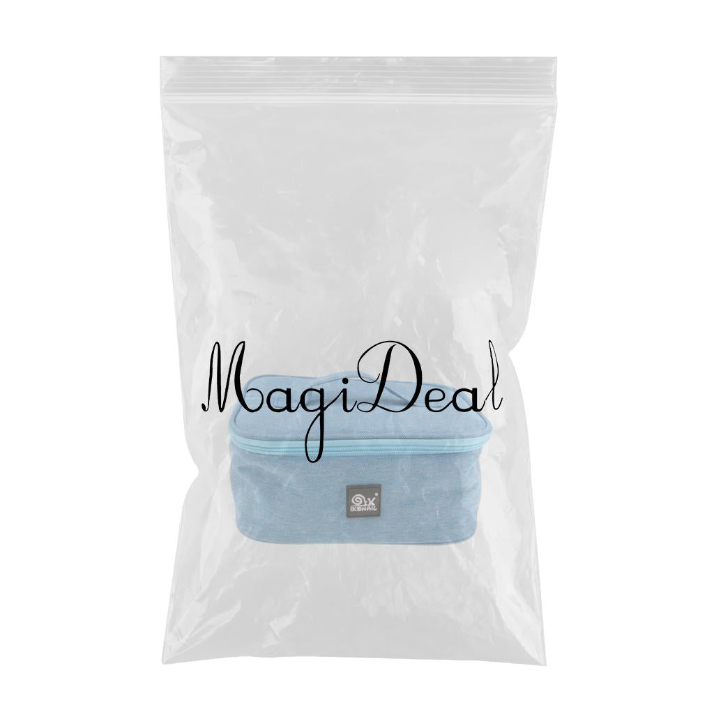 Max Portable Power Bank Case Storage USB Hard Disk Protector Pouch blue
