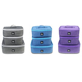 Max Portable Power Bank Case Storage USB Hard Disk Protector Pouch blue